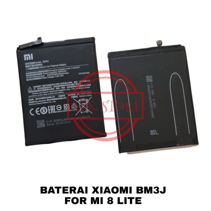 BATRE BATERAI BATTERY XIAOMI MI 8 LITE BM3J ORIGINAL