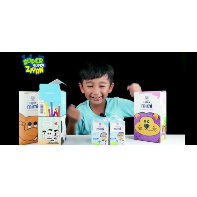 

susu Ultra Mimi Kids rasa full cream ukuran 125 mili isi 40 PCS