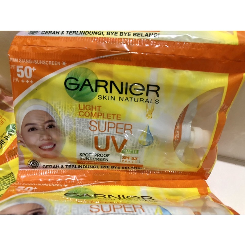 GARNIER Sunscreen SPF 50 PA+++ Super UV per Sachet