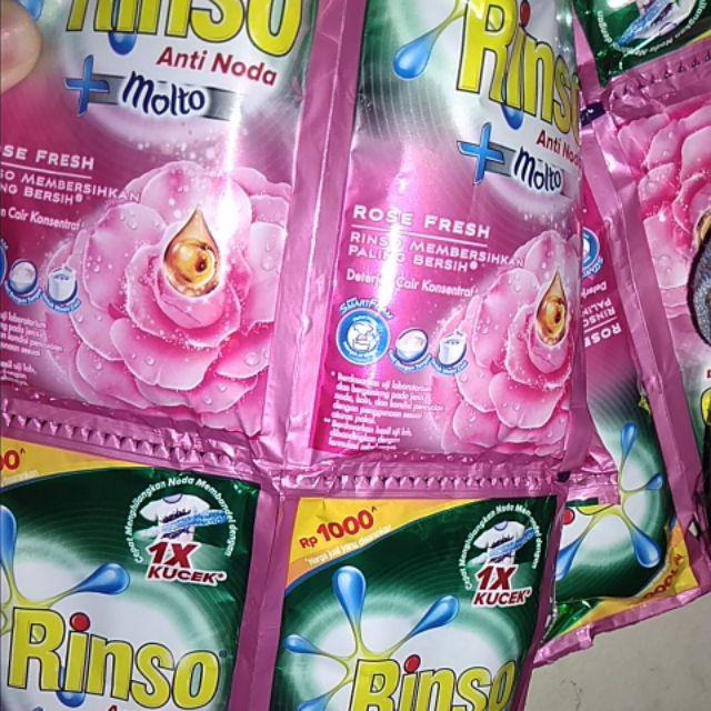 Rinso Cair Molto Sachet  Isi 6pcs