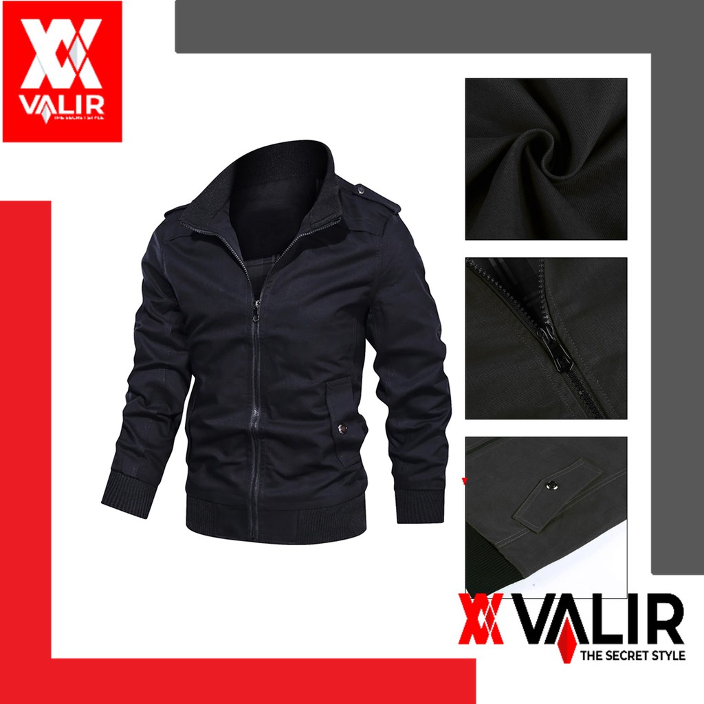 Jaket Pria Gaya Terbaru 2021 Keren/ Jaket Taslan Pria Valir Noise