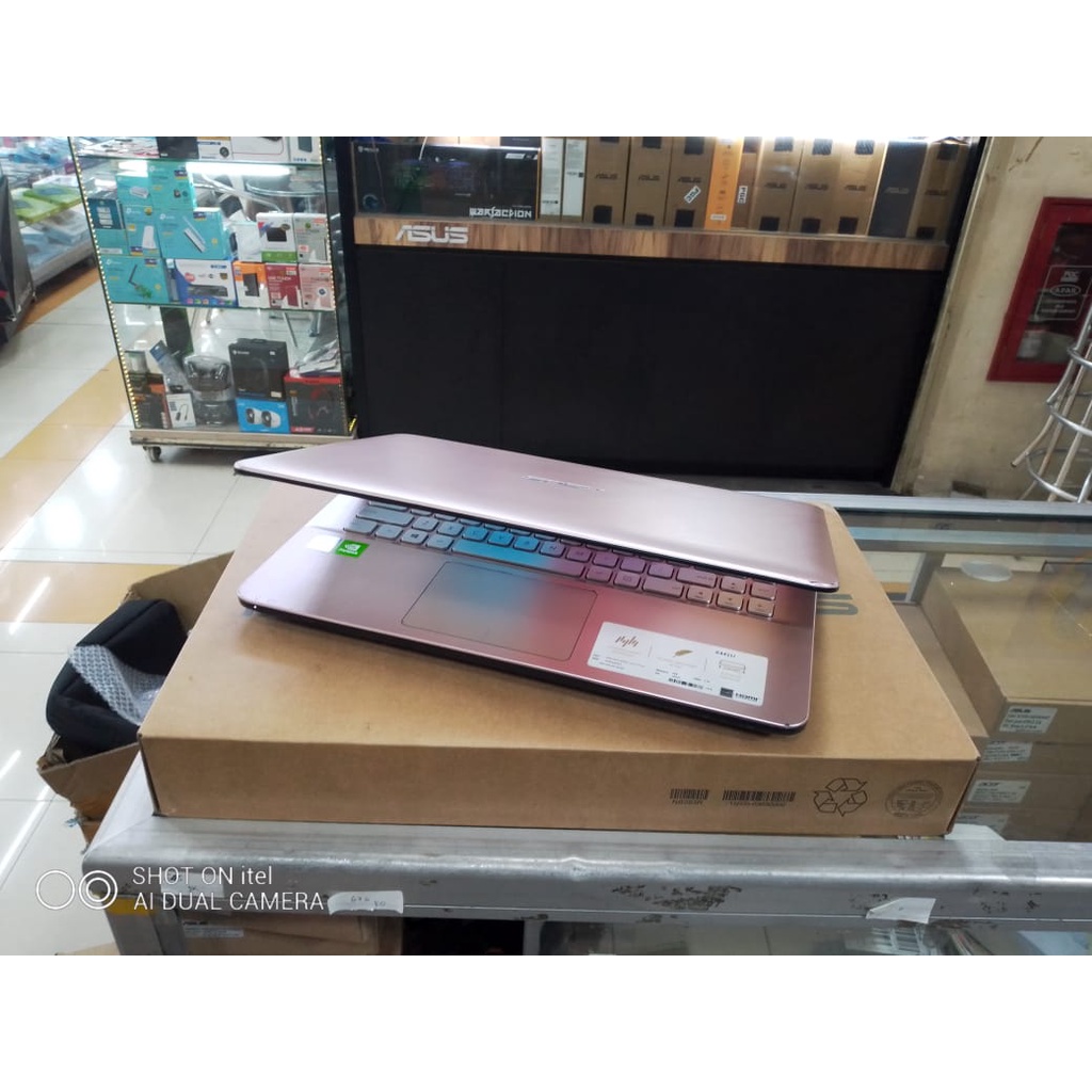 LAPTOP LEPTOP SECOND BEKAS GAMING DESAIN PROGRAMMER Asus x441 Core i5 gen8 Ram 8gb Hdd 1TB VGA NVIDIA GEFORCE 150 2GB BAGUS MURAH SIAP PAKAI GENERASI BARU