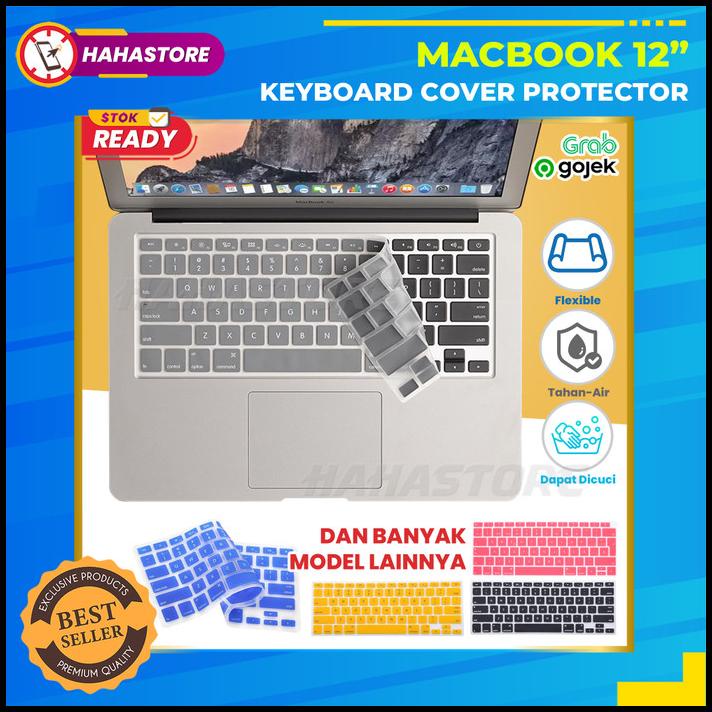 Macbook 12 Inch 2015 2016 2017 Skin Keyboard Protector Cover Silikon