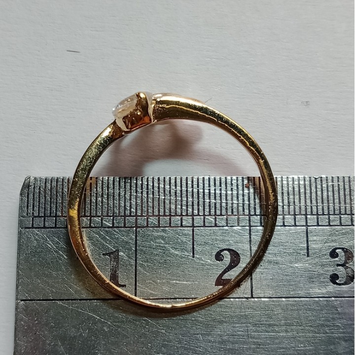 Cincin Emas 17K - 1.3 gr Kadar 750 - 1213