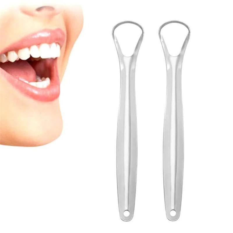 Sikat Pembersih Lidah Dewasa Tongue Oral Scraper Stainless