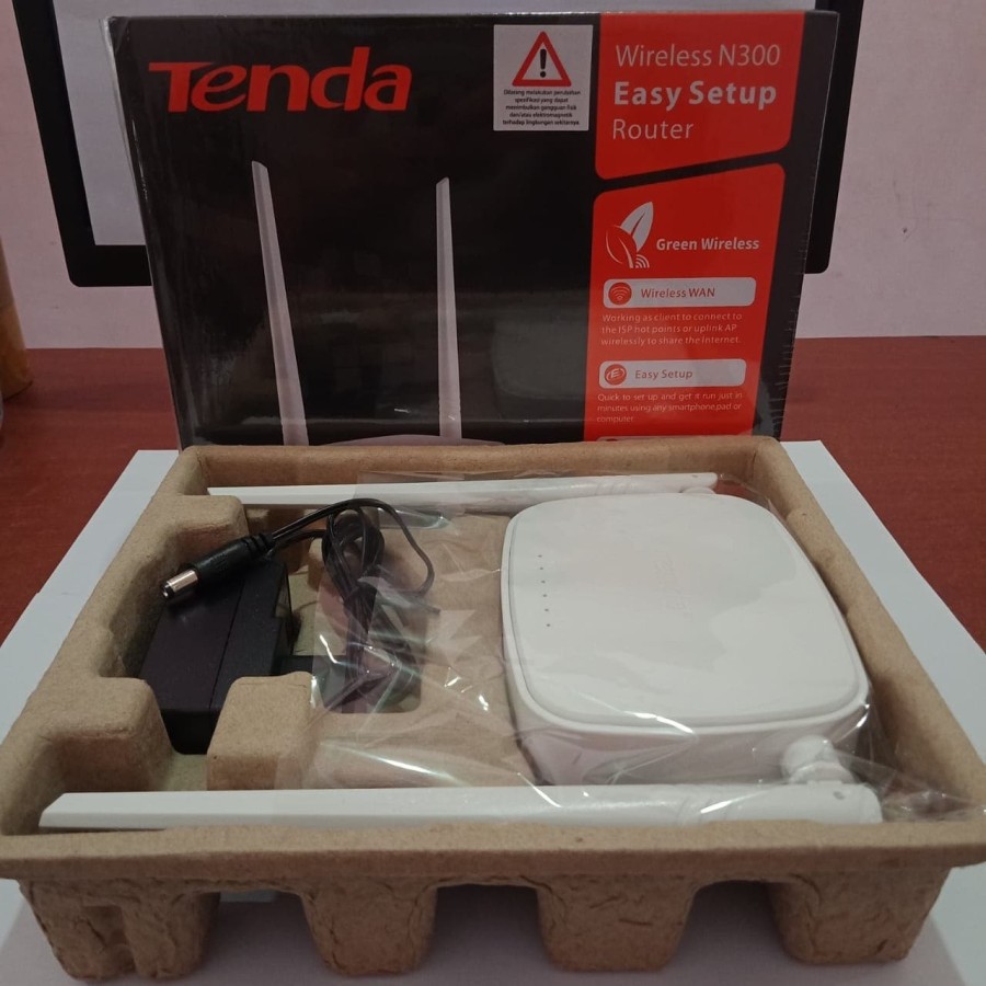 Trend-Tenda N301 Wireles Router 300Mbps 4 Port 2 Antena