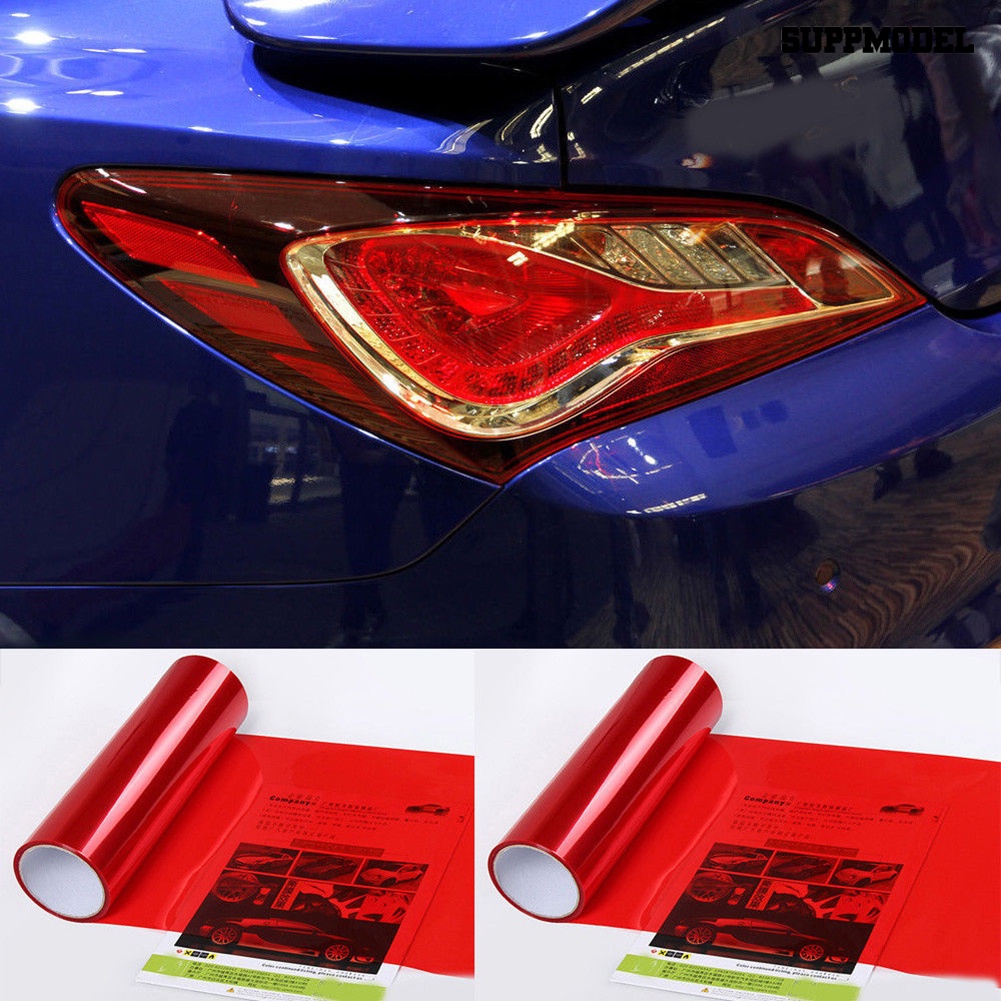 Stiker Film Wrap Lampu Depan / Belakang Mobil Ukuran 60cm X 30cm