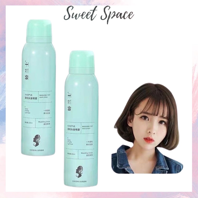 HAIR SPRAY / DRY SHAMPOO ISI 150ML ANTI LEPEK MENGEMBANGKAN RAMBUT BERMINYAK [SWEETSPACE]