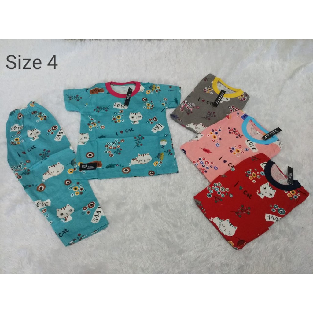 Setelan / Baju Anak Soft Katun 24s Murah by RA Kids Original