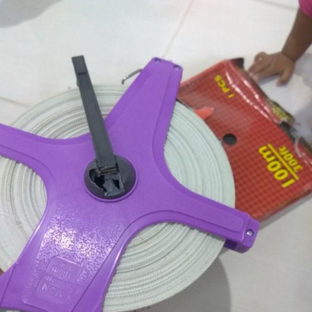 Meteran Tancap Tanah Measure Tape Long 100 Meter