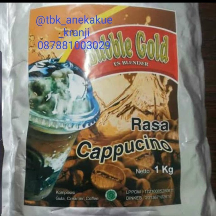 

Bubuk Minuman Bubble Gold Capucino 1kg
