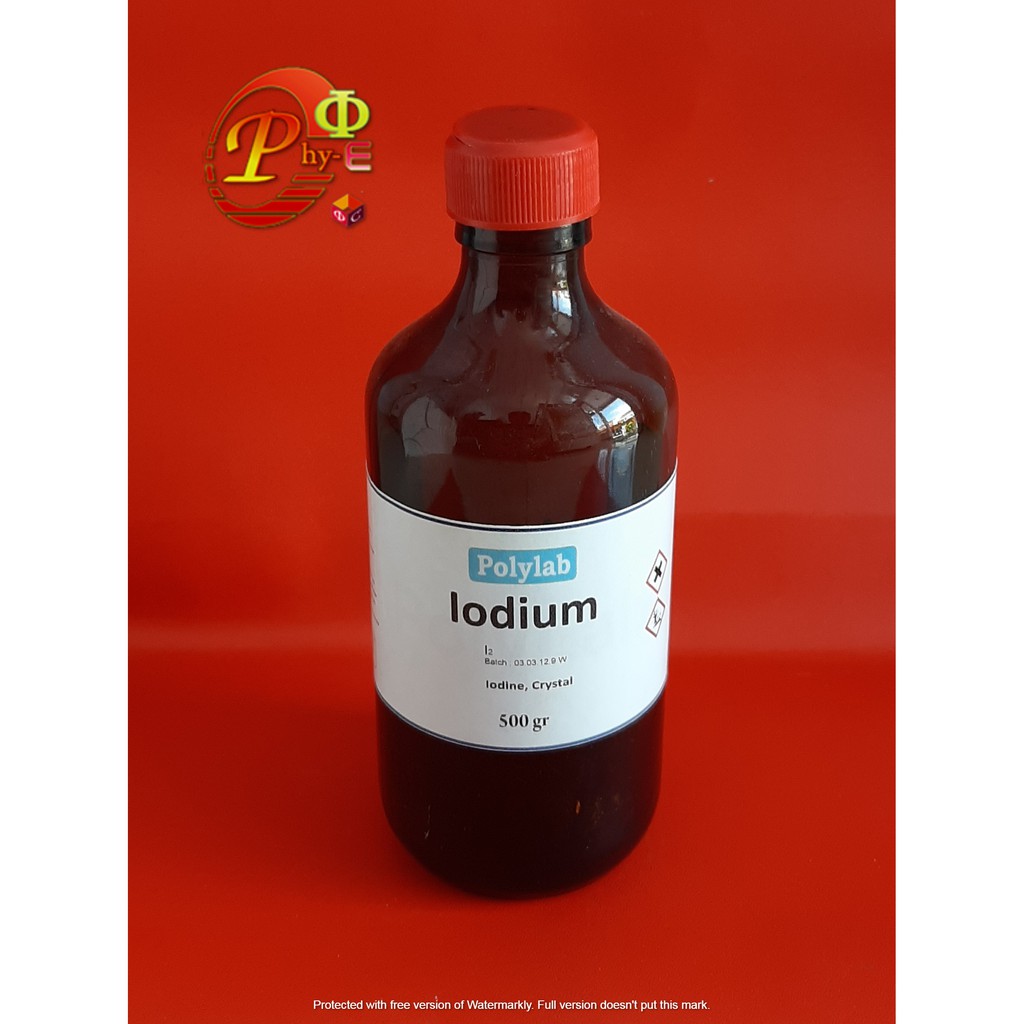 I2 / Iodin / Iodium / Iodine / Yodium Kristal per 10 gram