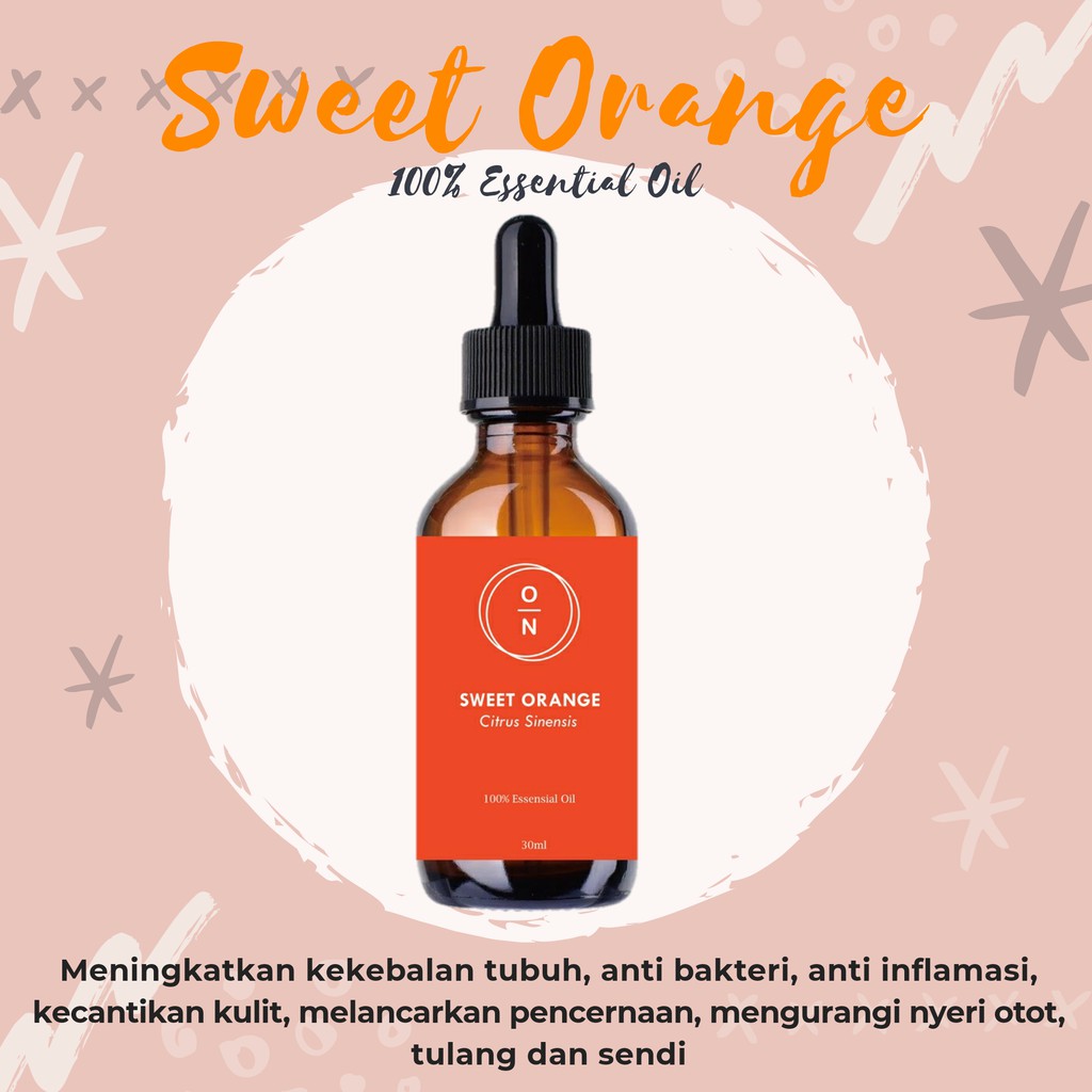 Pure Orange Essential Oil Minyak Essential Aroma Terapi 100% Alami Halal Minyak Jeruk Manis Original