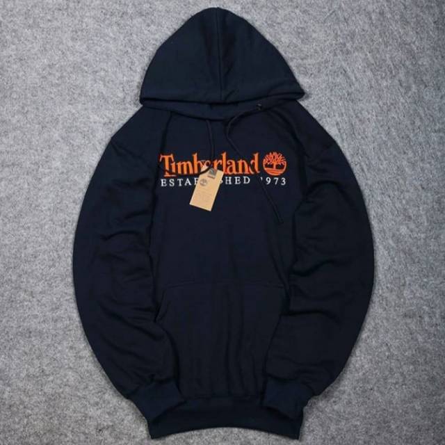 SWEATER HOODIE TIMBERLAND KEREN DENGAN VARIAN WARNA BLACK FULL KATUN
