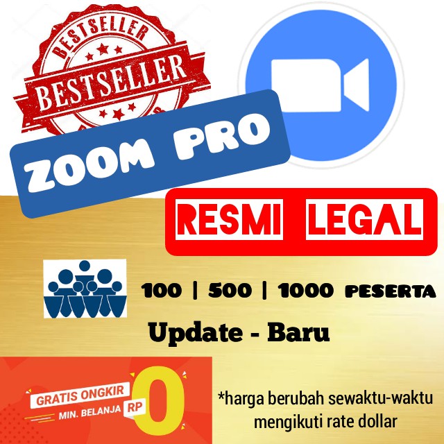 Zoom Meeting PRO Resmi Termurah! | Shopee Indonesia