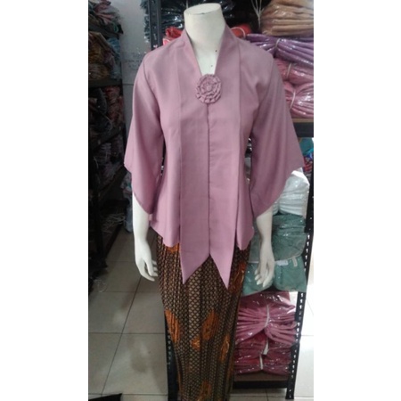 Kebaya Floy KIMONO BALOTELLI std-jumbo KeroncongBusana-Purple Hazel