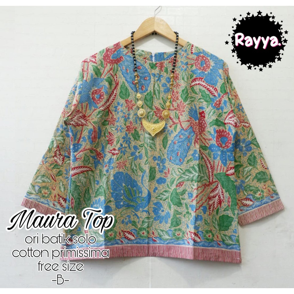 Blouse Batik Maura Top by Batik Rayya
