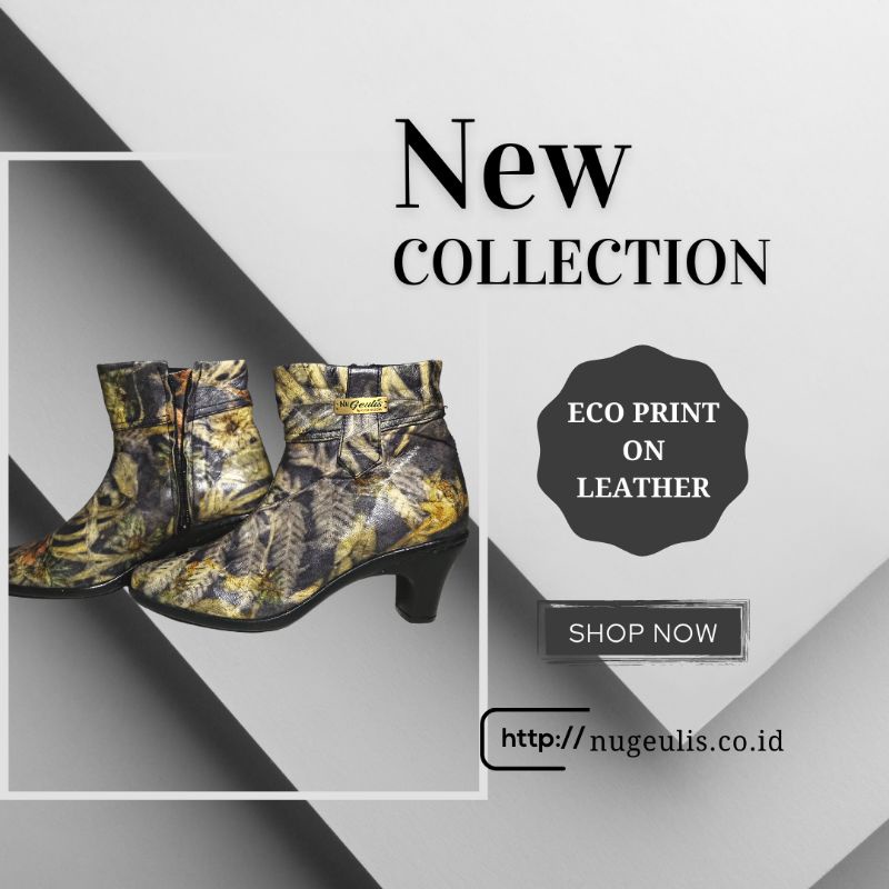 Sepatu Boot Ecoprint