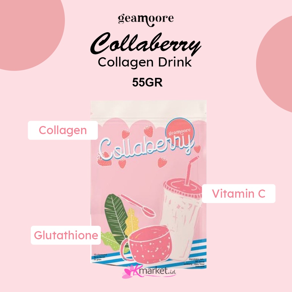 Geamoore Collaberry Collagen Drink | Collachoco Collagen Drink 55Gr