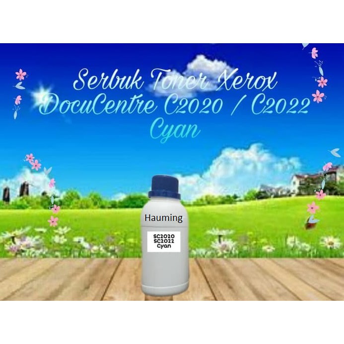 Serbuk Toner Refill Fuji Xerox DocuCentre DC SC2020 SC2022 SC-2020 Cyan