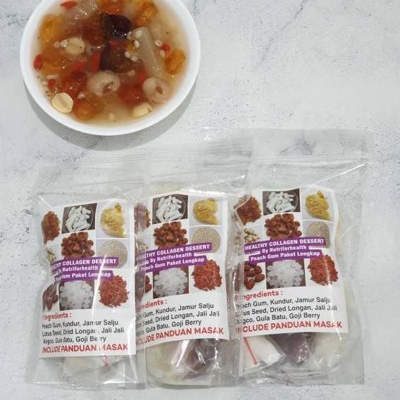 

★ VC8 Peach Gum Tao Jiao Paket Lengkap 9 BAHAN ❃ →