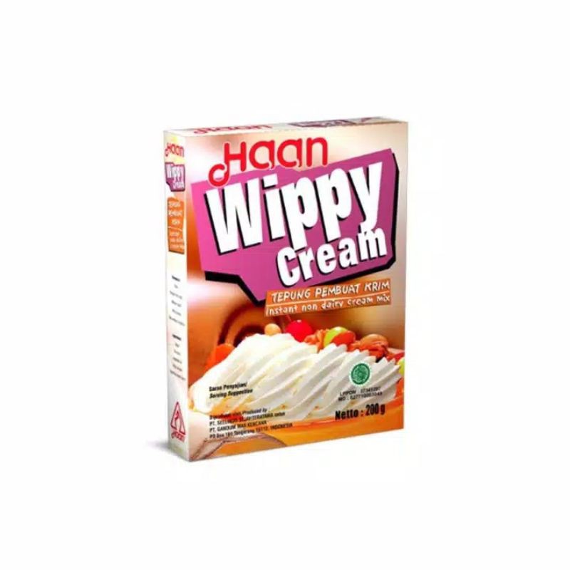 

Haan Wippy Cream 200gr