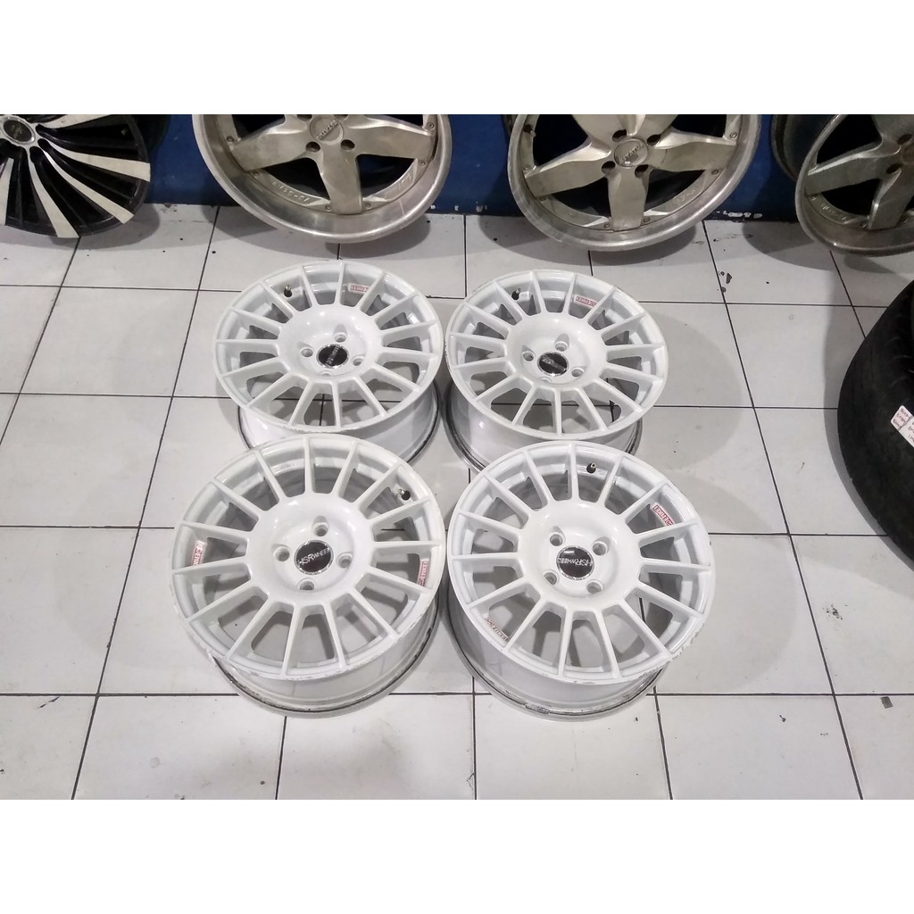 jual velg seken model rally ring 15x7 pcd 4x100 et 35 seken murah