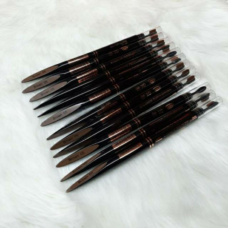 EYEBROW PENSIL &amp; BRUSH MAYBELLINE 3D