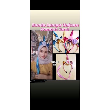 Bando anak berlampu/bando natal