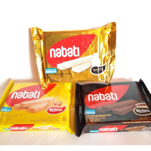 

Nabati Wafer Keju Coklat White