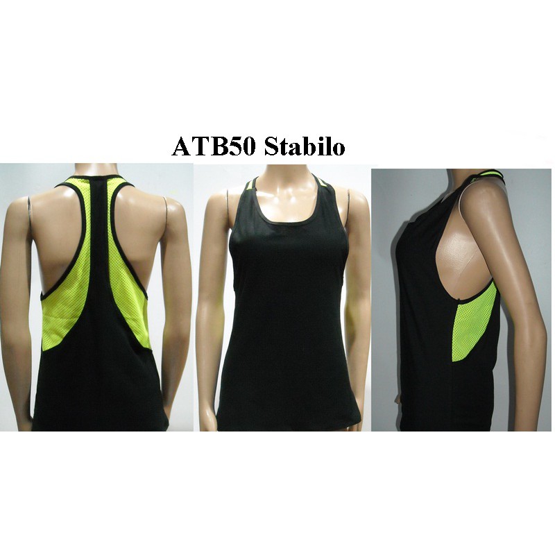 Tanktop Senam Zumba Yoga Dance 3 lapis kombinasi jala kode ATb50