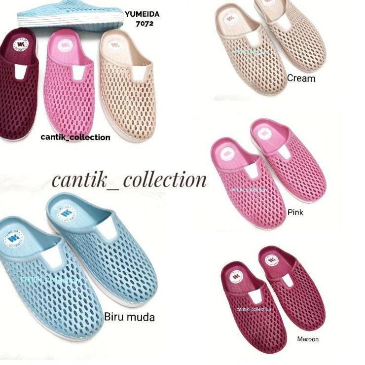 ۞ Sandal Selop Karet Baim Wanita Yumeida 7072 - Sepatu Baim Wanita 7072 ☇