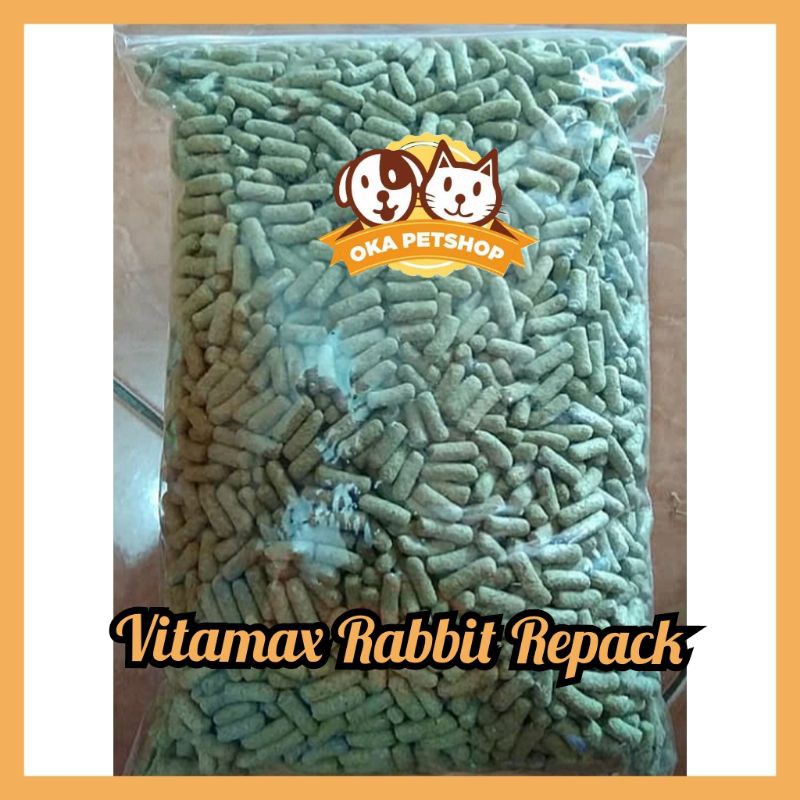 Vittamaxx rabbit kemasan repack 1kg / makanan kelinci vitamax