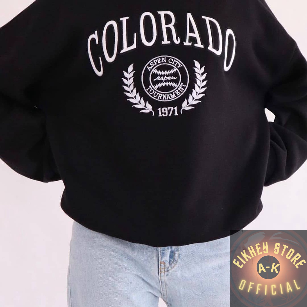 Sweater Crewneck Colorado - Oversize Style Sweatshirt