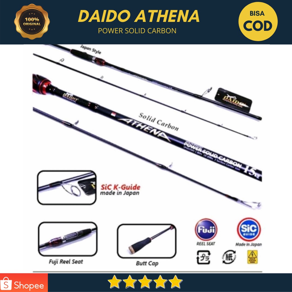 Joran Pancing Daido Athena Solid Carbon Japan Style Original