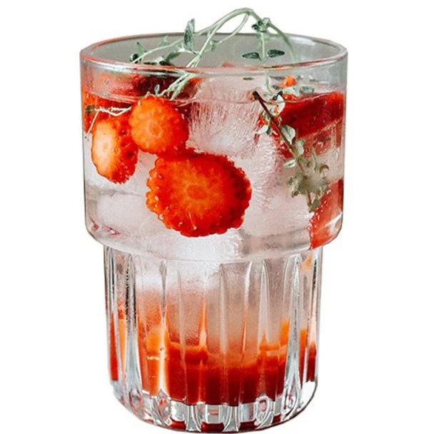 GS8u You Wei Gelas Unik Kopi Teh Minuman Borosilicate Glass 320ml - 2011zj - Transparent Or-i