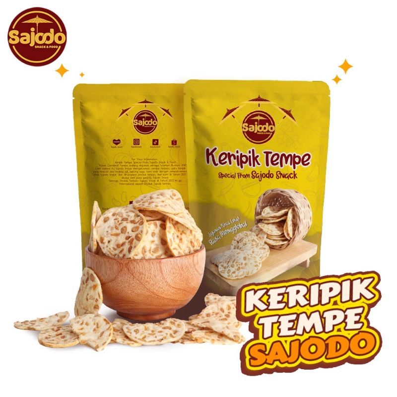 kripik tempe sajodo snak