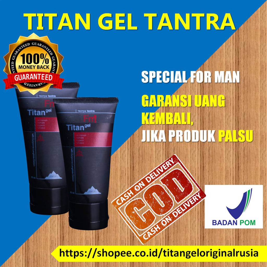 Titan Gel obat kuat pria Titan Gel Original Pembesar Penis Pria obat kuat sex pria Permanen