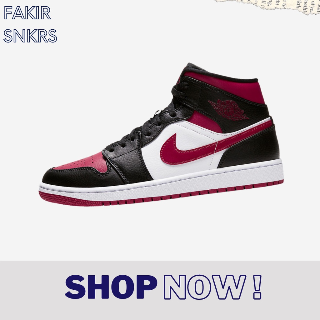AIR JORDAN 1 MID BRED TOE
