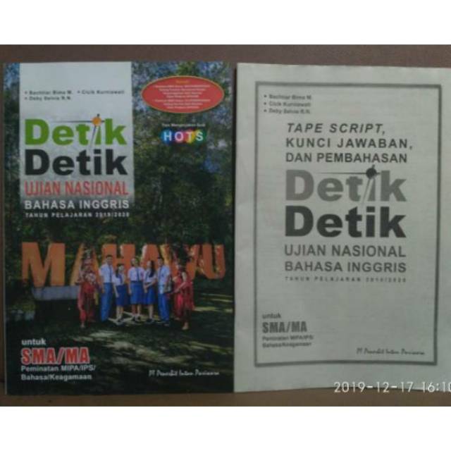 Detik Detik Un Bahasa Inggris Sma 2019 2020 Shopee Indonesia