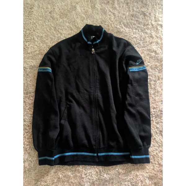 Jaket Tracktop second hitam vintage