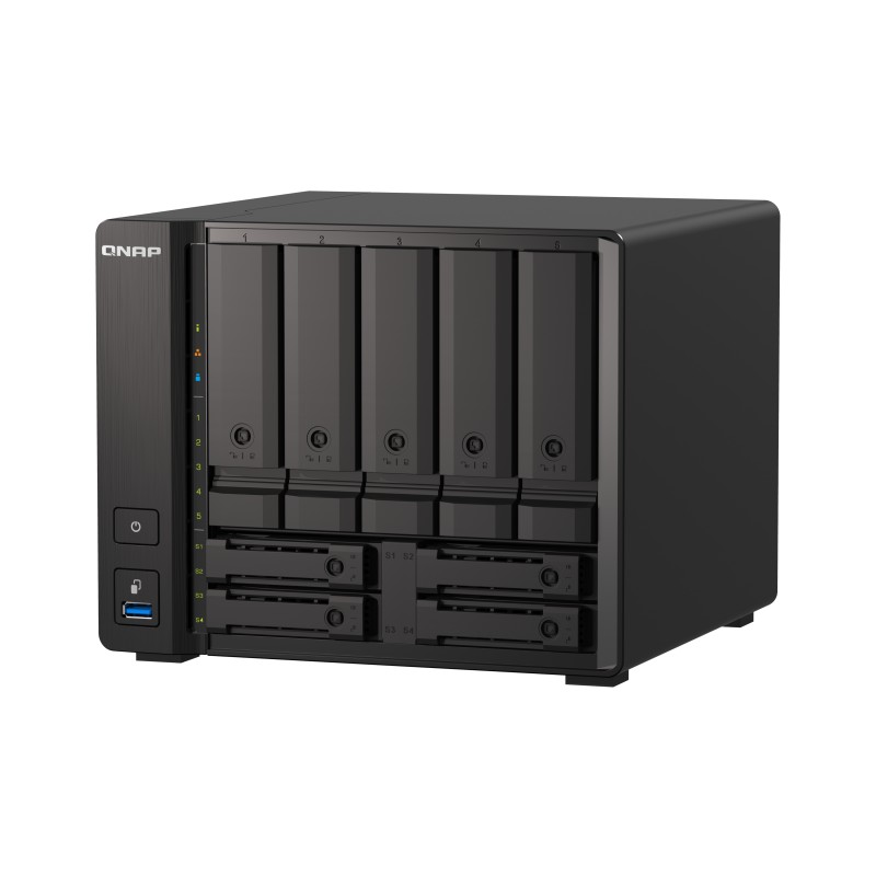 QNAP TS-h973AX-32G 9-BAY NAS 32GB RAM Server Storage Cloud TSh973AX