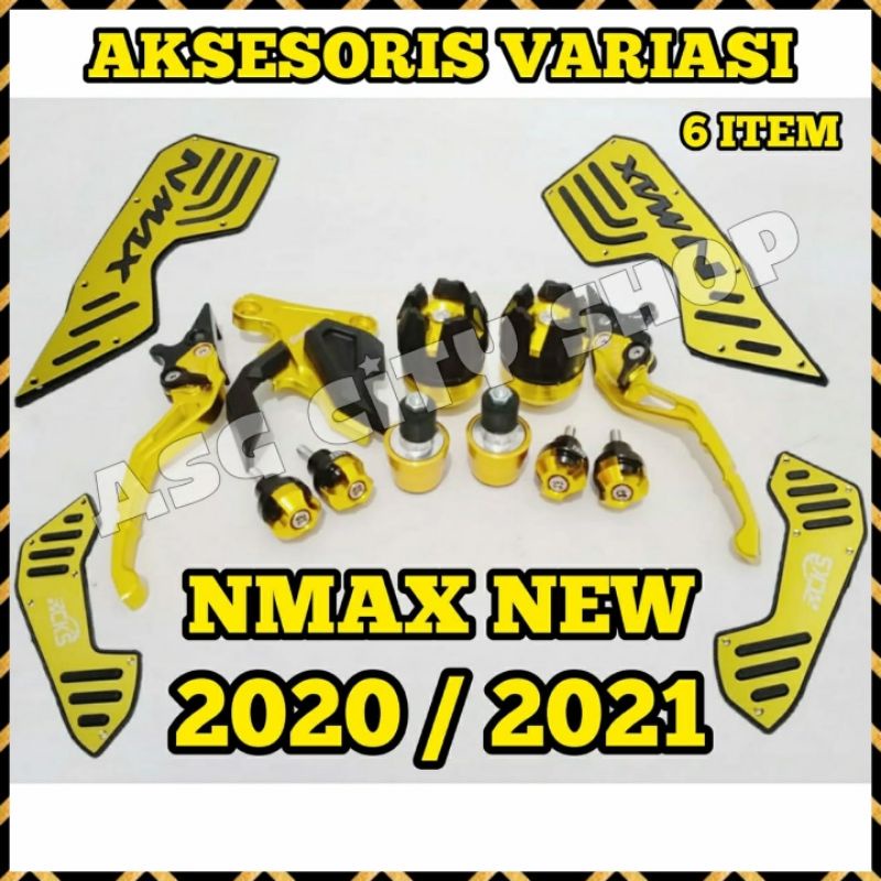 PAKET AKSESORIS VARIASI 6 ITEM YAMAHA NMAX NEW 2020