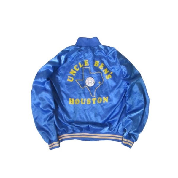 Capricorn Uncle Bens Houston Jaket vintage 90's casual satin unisex