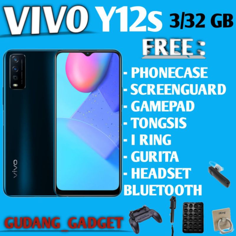 Vivo Y12s Y12 S 3 32 Garansi Resmi Shopee Indonesia