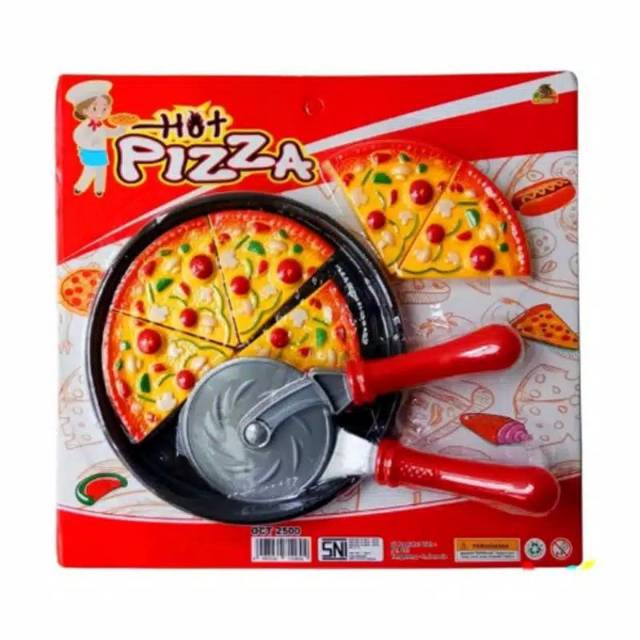 Mainan Anak Pizza Potong Set Hot Pizza OCT-2500