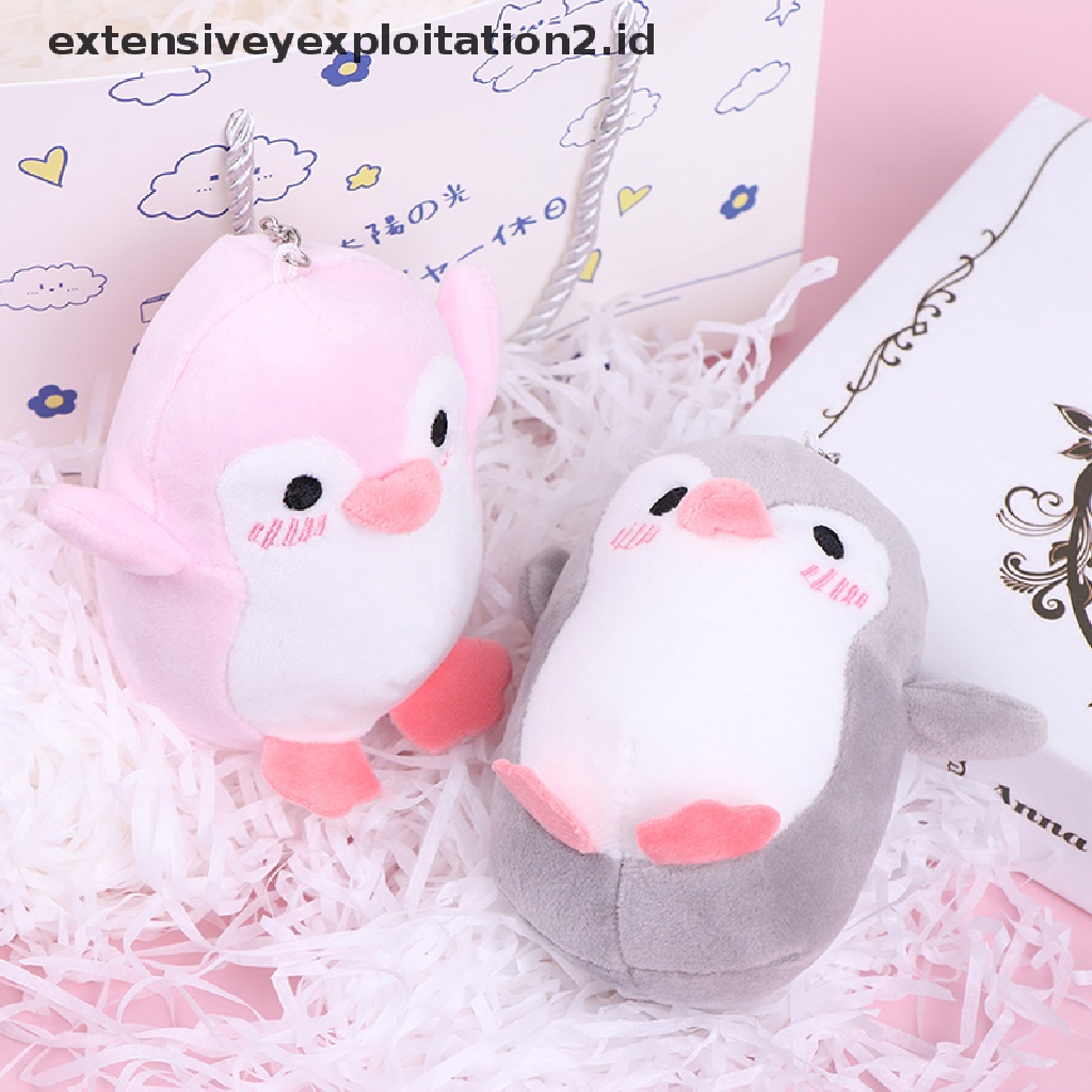 (Hotter) Gantungan Kunci Boneka Plush Pinguin 12cm Gantungan Kunci Mainan Bayi Anak