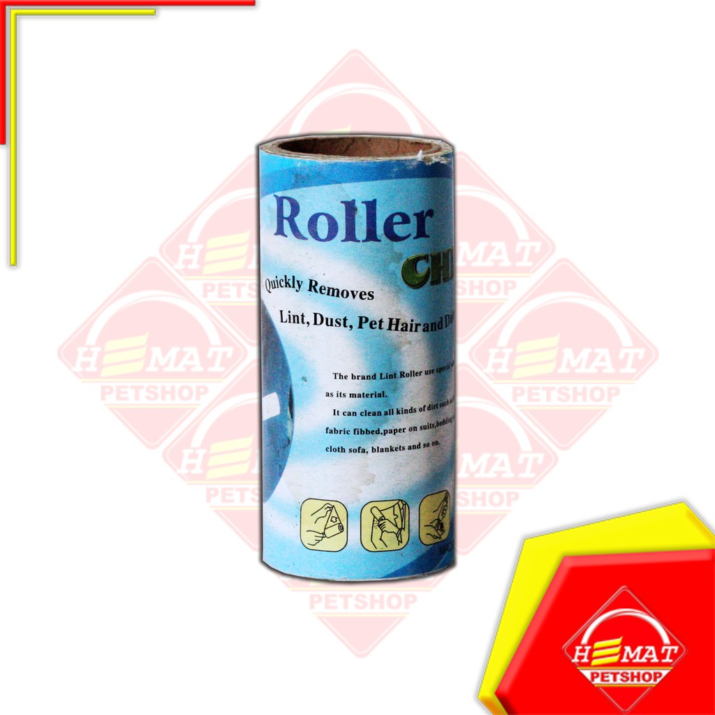 Lint Roller Hair Cleanser / Pembersih Bulu Kucing Dan Anjing Menempel