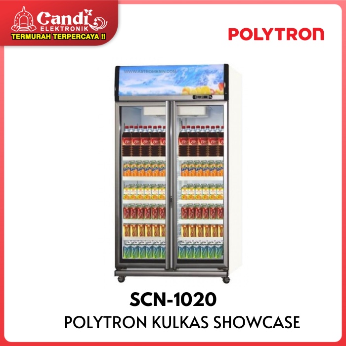 POLYTRON Kulkas Showcase Kapasitas 1000 Liter  SCN-1020