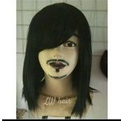 Wig Pria panjang Gondrong